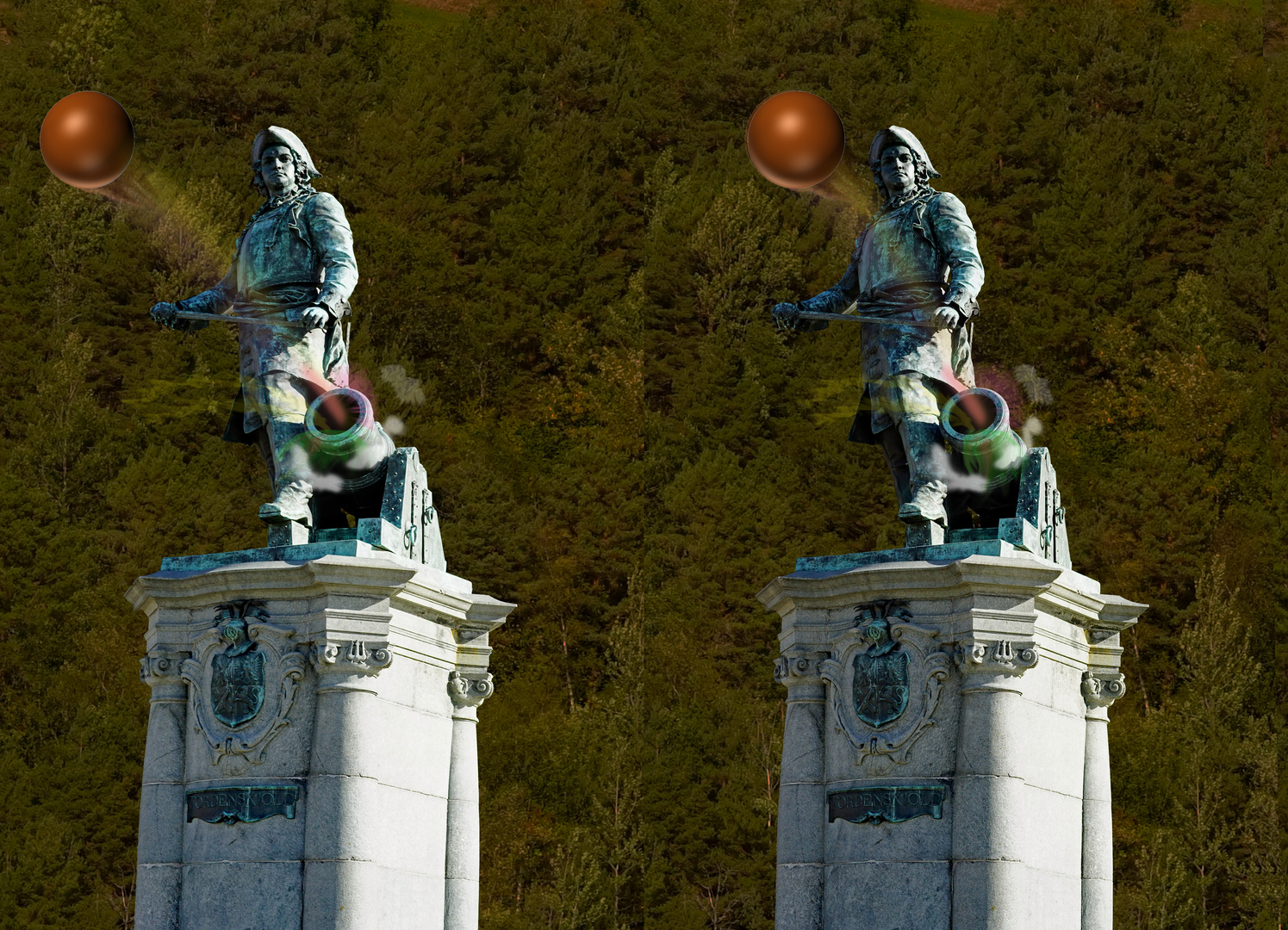 Statue Tordenskjold   (3D-X-View)