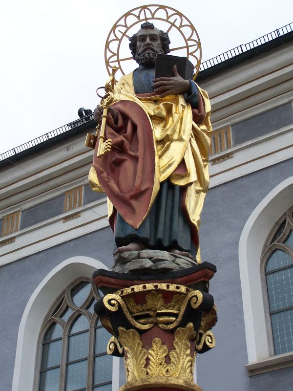 Statue vom Brunnen an der Dreifaltigkeitskirche