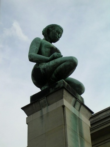 Statue von Alain fotografiert