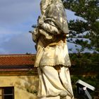 Statue  vor der Kathedrale in Cefalu / Palermo