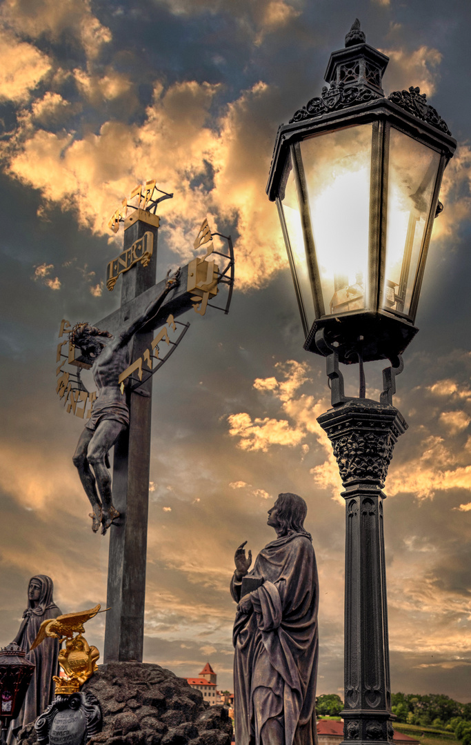 Statuen auf der Karlsbrücke