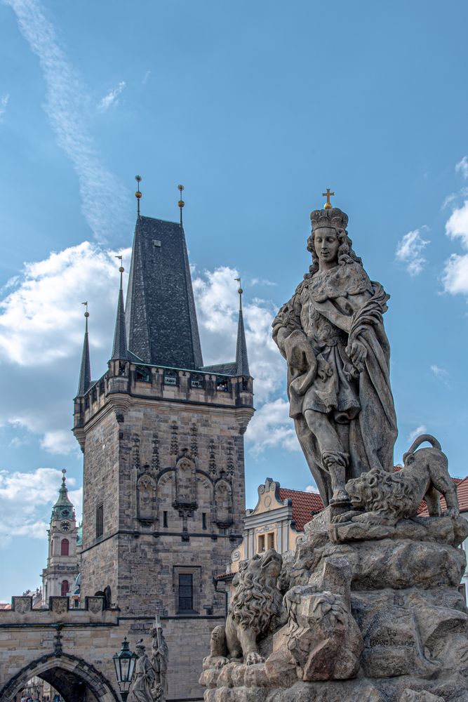 Statuen der Prager Karlsbrücke