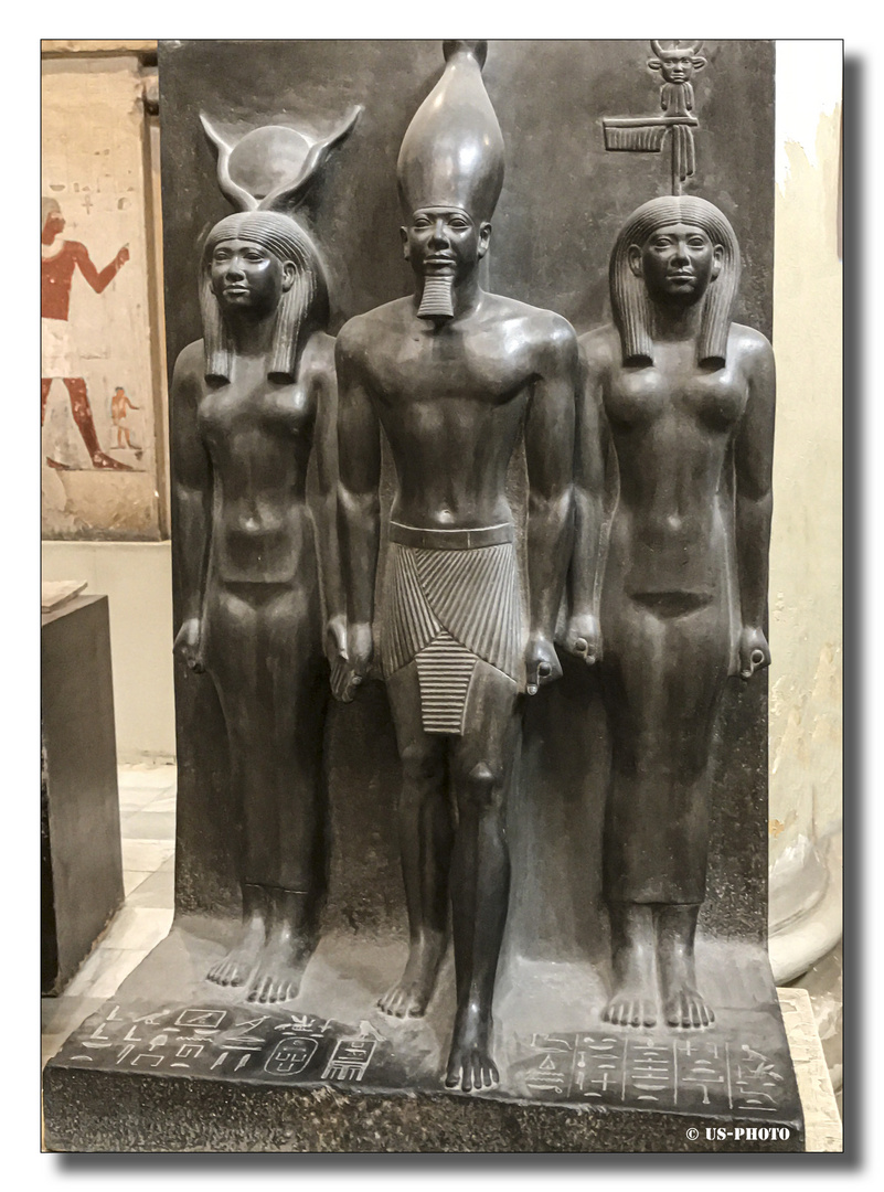 Statuen im ägyptischen Museum Kairo