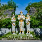 Statues at plaza Bhagawan