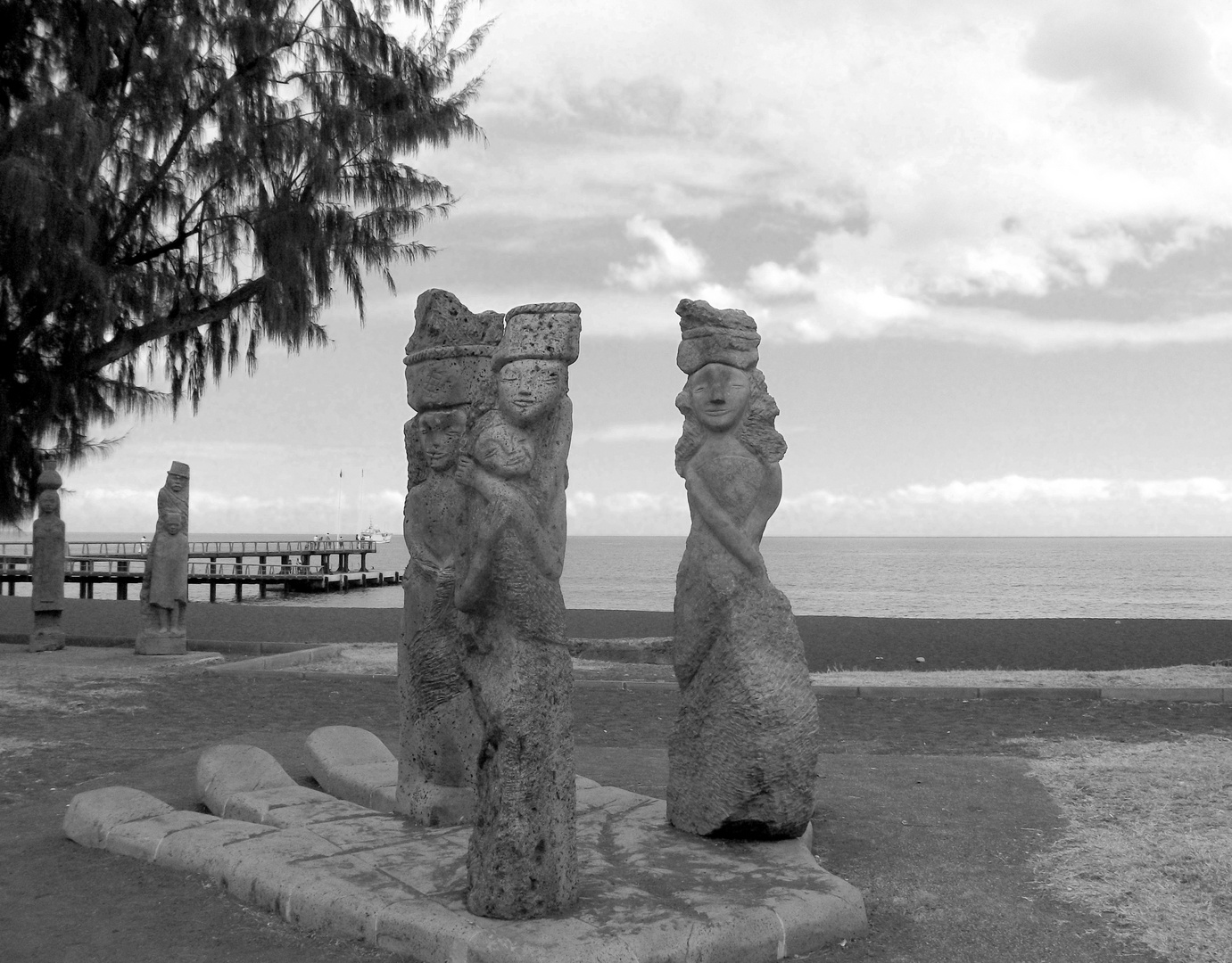 Statues de la route de l'esclave- La Réunion