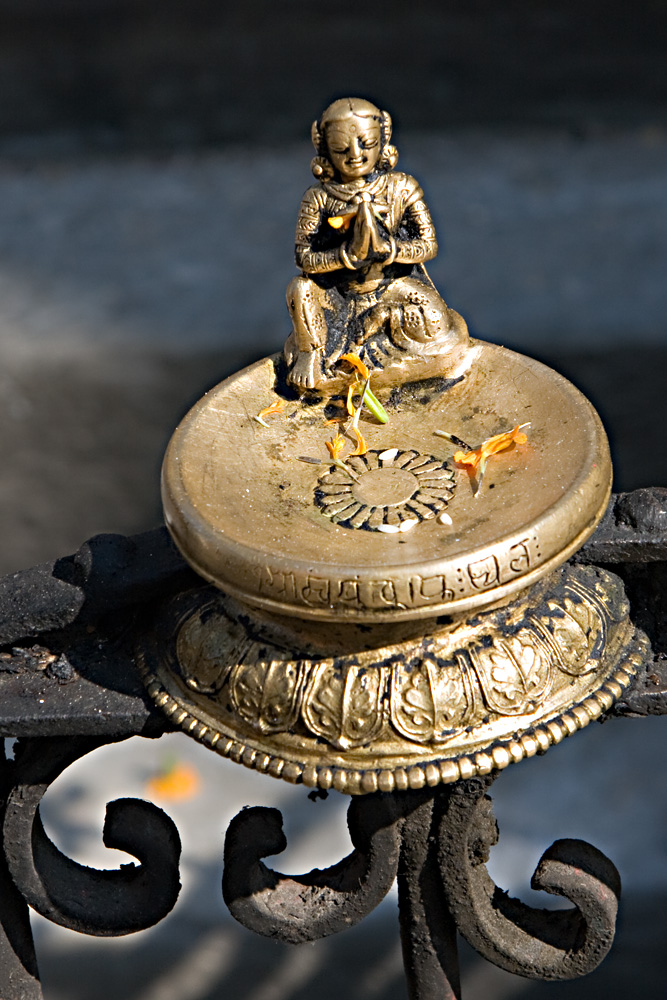 Statur beim Stupa von Swayambunath