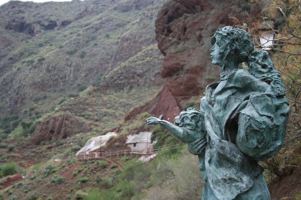 Statur in den Bergen von Gran Canaria