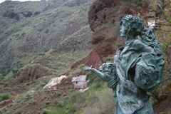 Statur in den Bergen von Gran Canaria