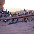 Stau am Delicate Arch