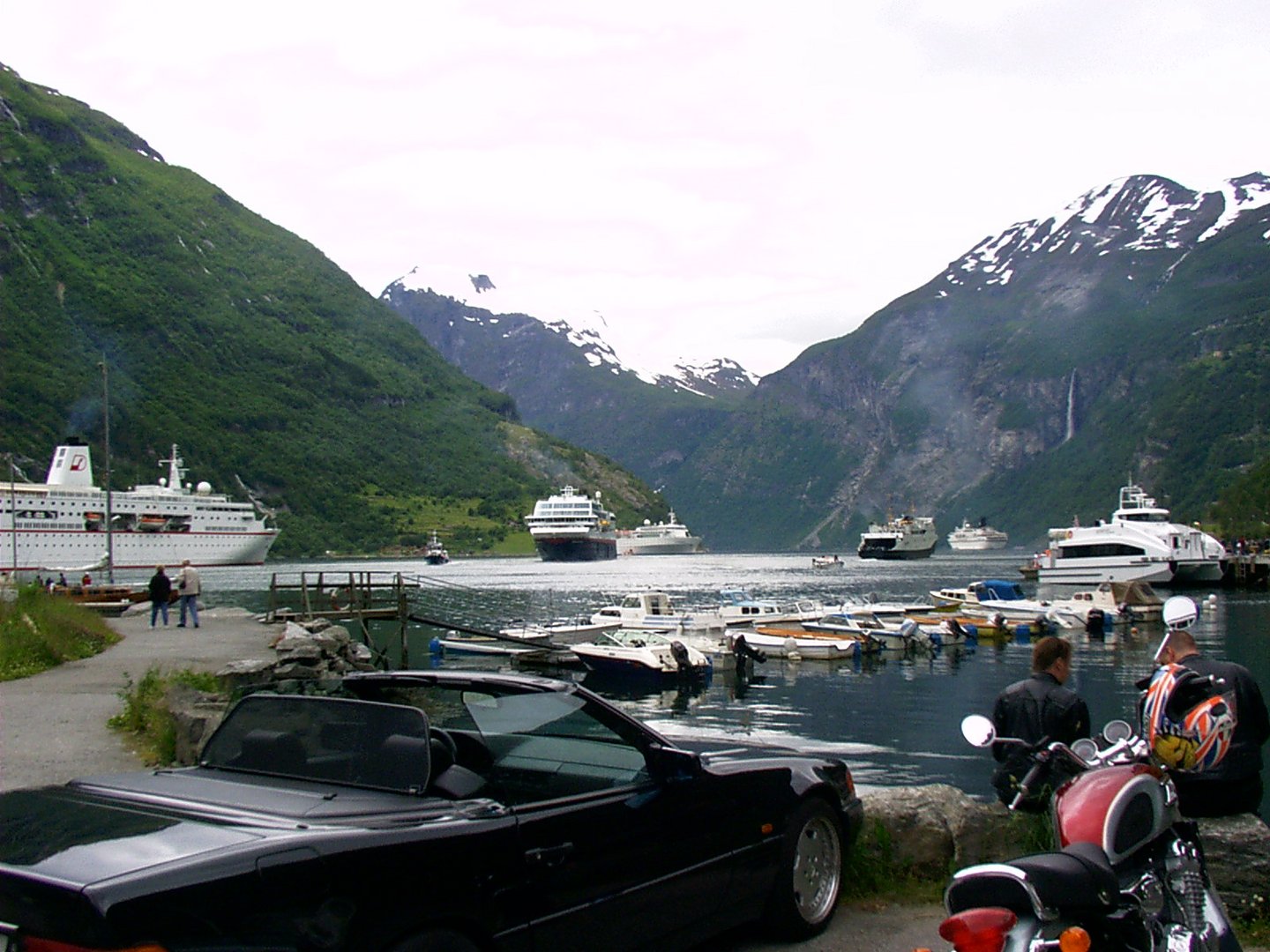 Stau auf dem Geirangerfjord