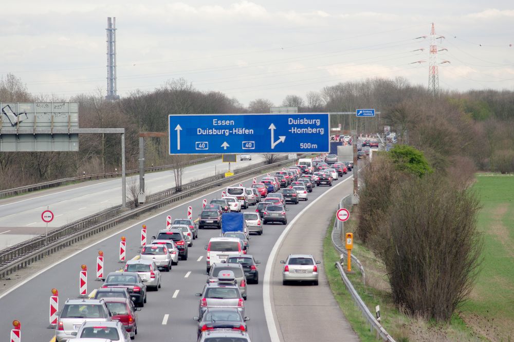 Stau auf der A 40