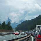 Stau auf der Brennerautobahn