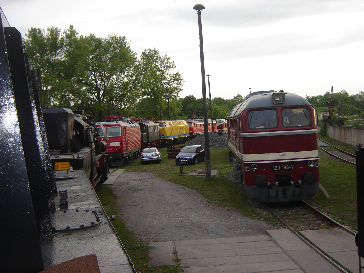 Stau bei der Eisenbahn