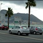 stau bei gibraltar und das wetter war auch noch mies . .