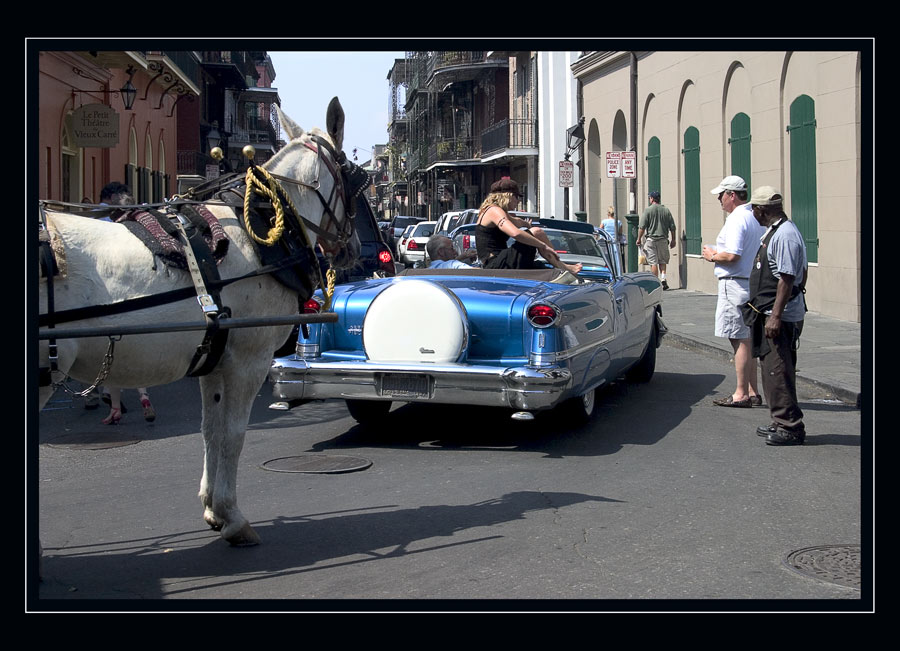 Stau im French Quarter....