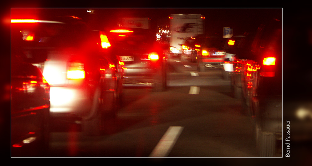 Stau im Osterverkehr ...