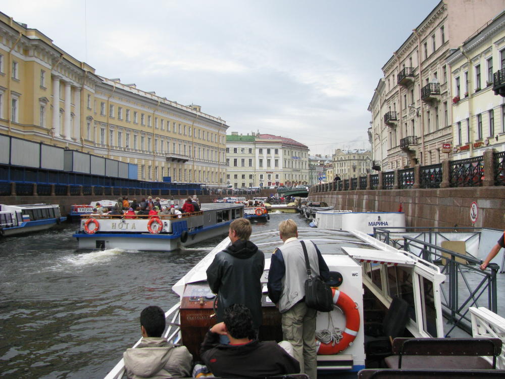 Stau in St Petersburg