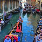 Stau in Venedig