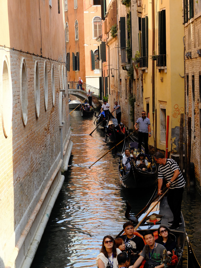 Stau in Venedig