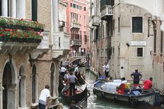 Stau in Venedig