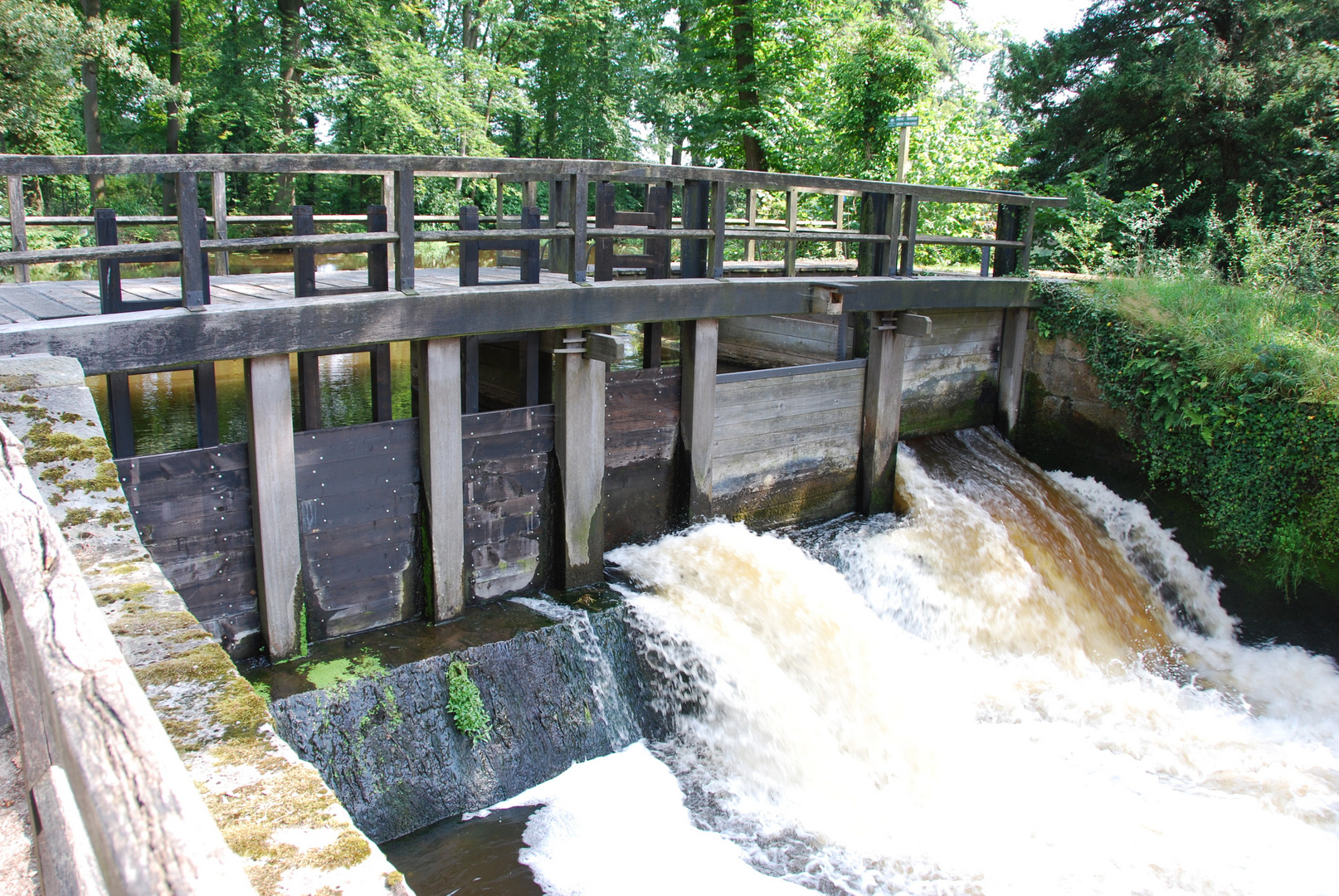 Stauanlage der Dinkel in Singraven NL