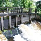 Stauanlage der Dinkel in Singraven NL