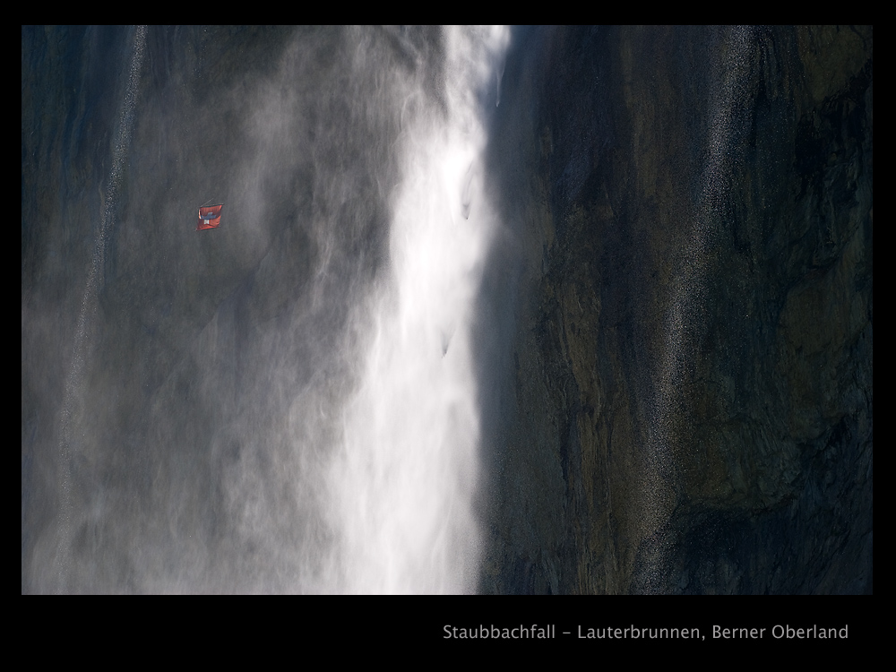 Staubbachfall u. Fahne