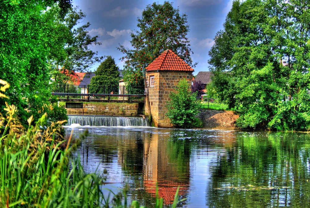 Staubecken an der Else in Kirchlengern