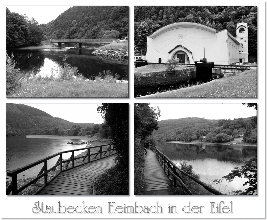 Staubecken in Heimbach an der Rur