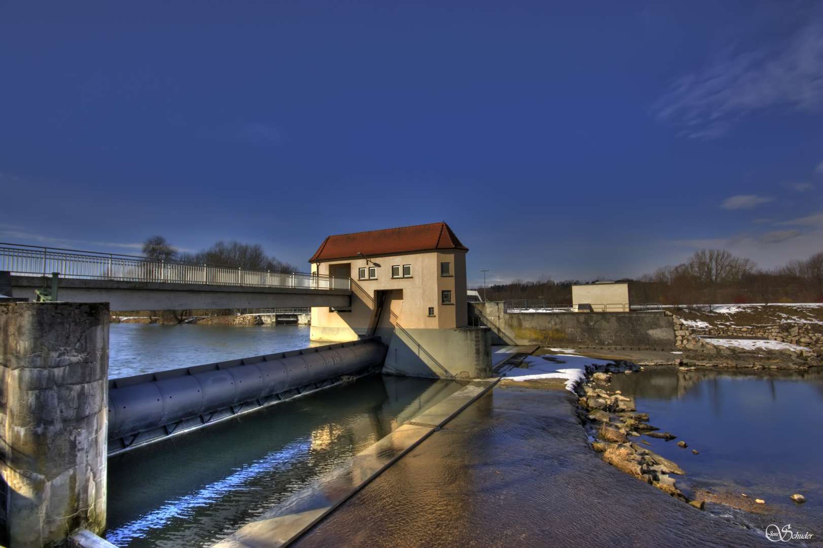 Staudamm HDR Foto & Bild bearbeitungs techniken, hdri & tm, hdr