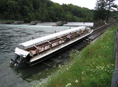 Staudamm Passage nach Schweizerart