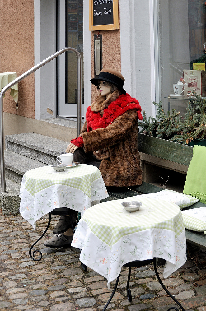 Staufen u. nun ?!  Nachdenklicher Blick ? Wann ist Stillstand ? Nr.13