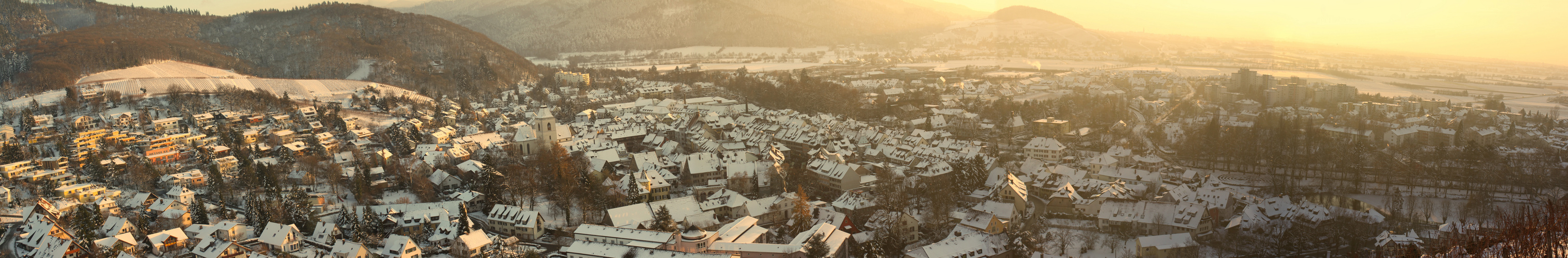 Staufen Winter Sunset