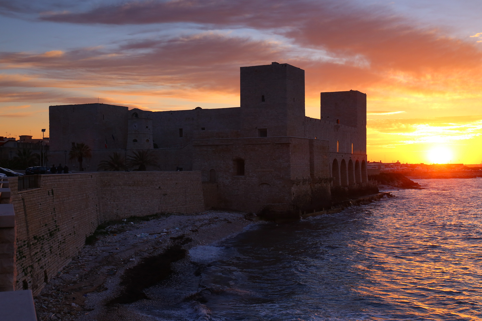 Staufer Kastell in Trani