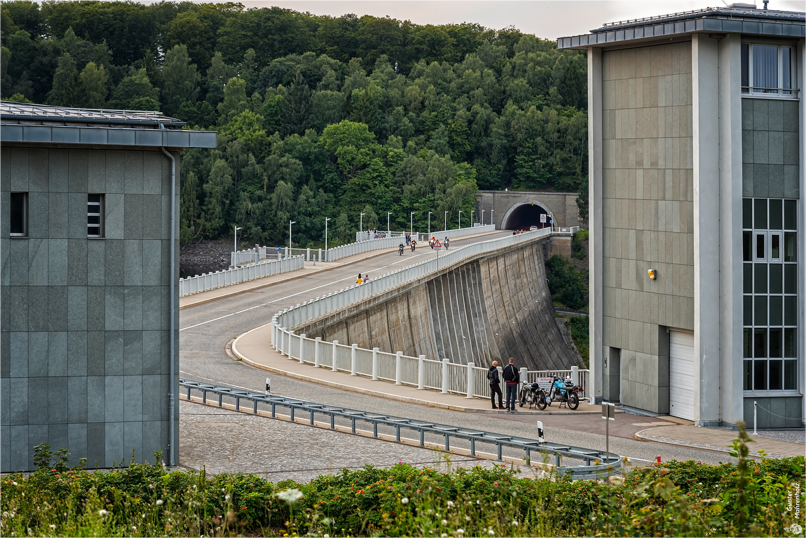 Staumauer der Rappbode-Talsperre