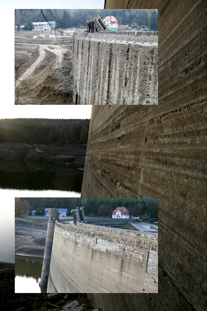 Staumauer Klingenberg/Sachsen