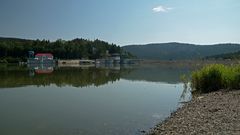 Staumauer Lipno von oben