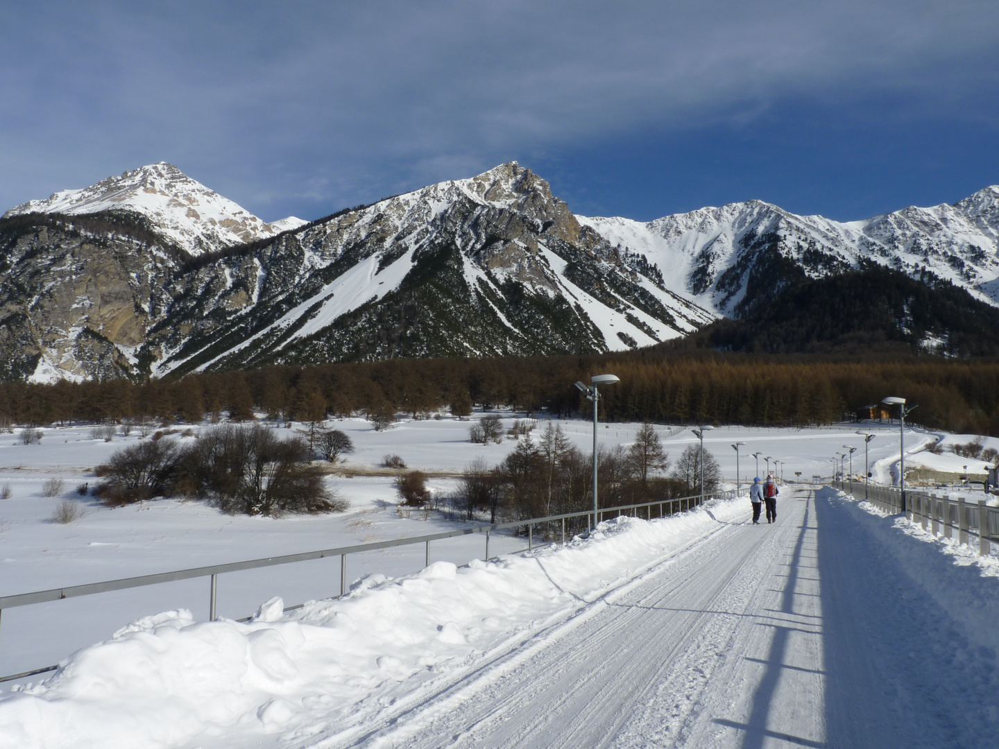 Staumauer Reschensee