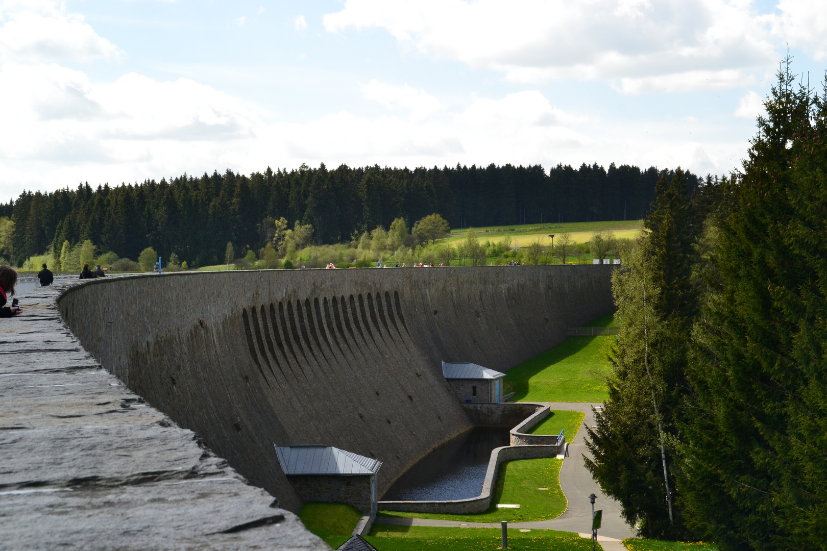 Staumauer Talsperre Muldenberg