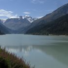 Stausee am Kaunertaler Gletscher in Österreich