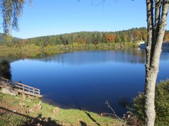 Stausee an der Schwarzenbachtalsperre