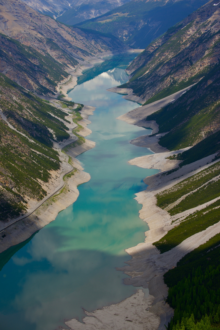 Stausee bei Livigno.