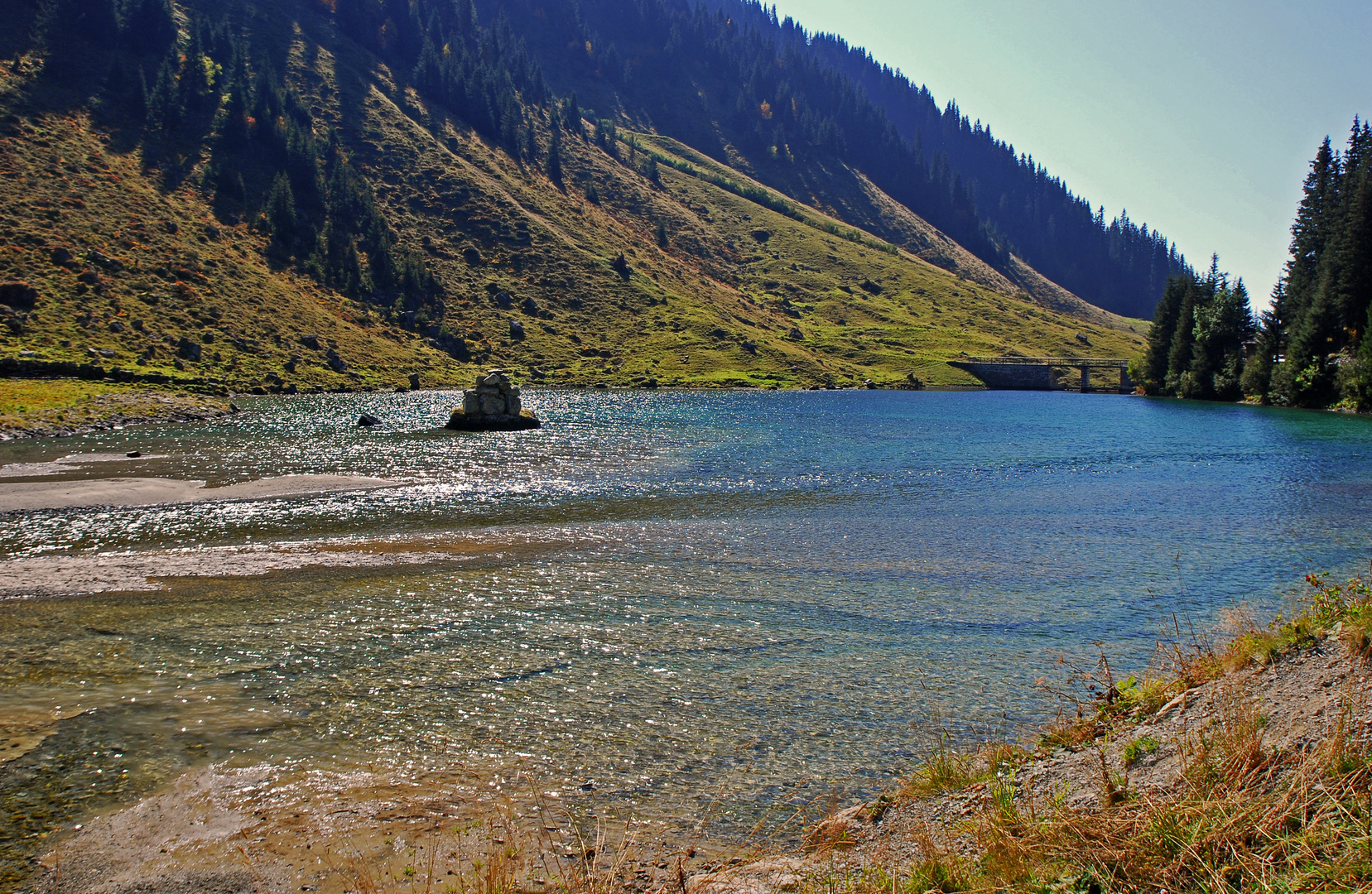 Stausee bei Schlappin