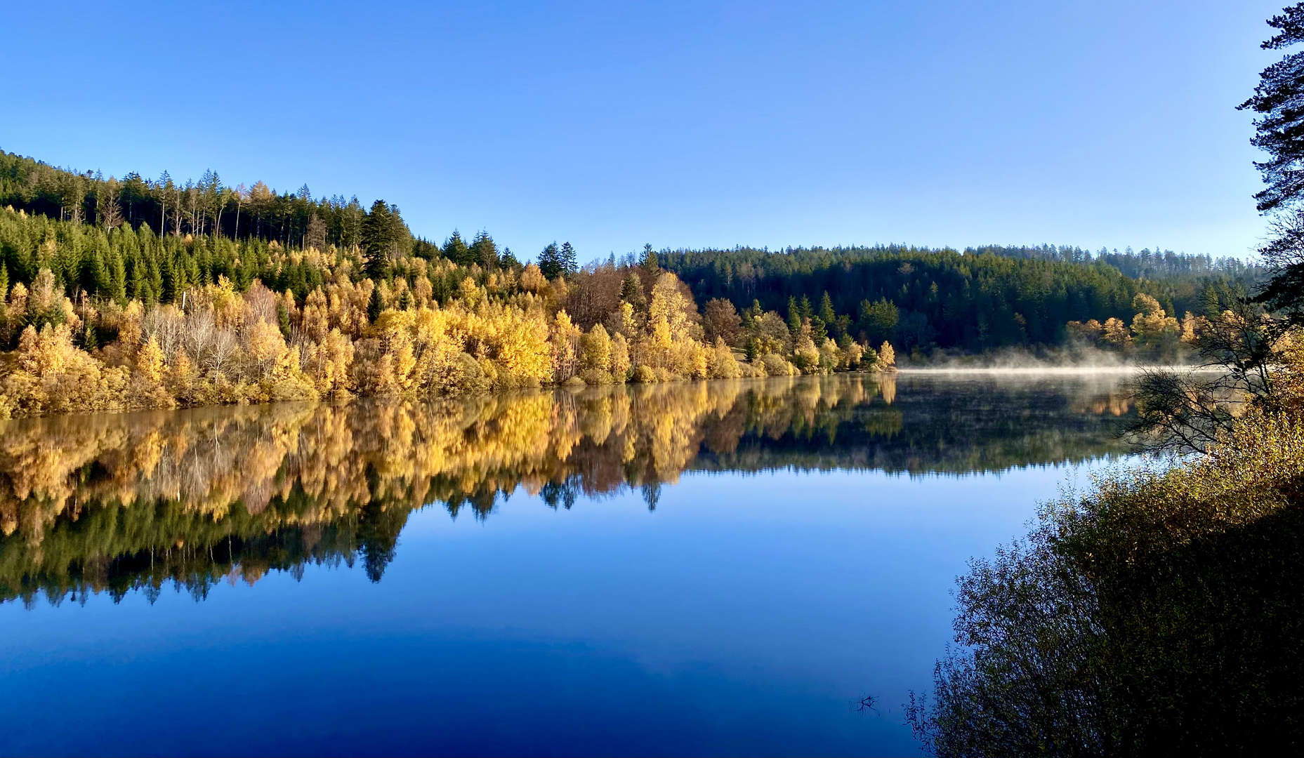 Stausee der Schwarzenbachtalsperre 