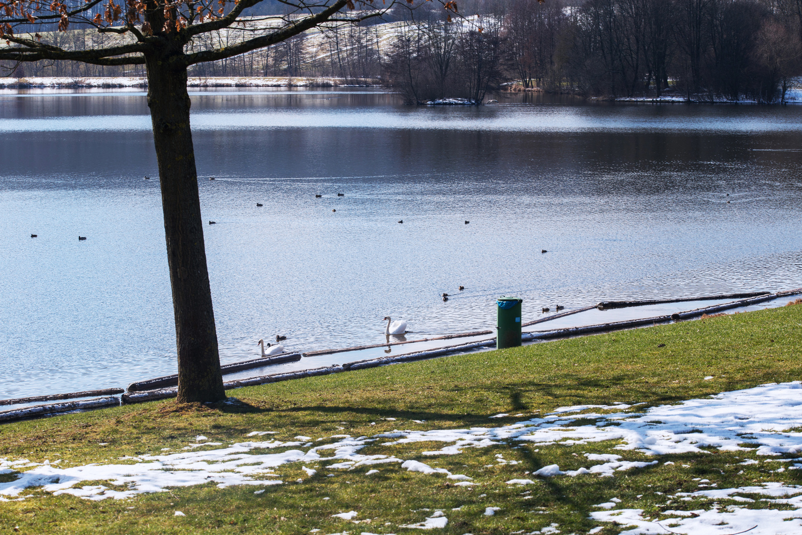 Stausee Ehmetsklinge im Winter