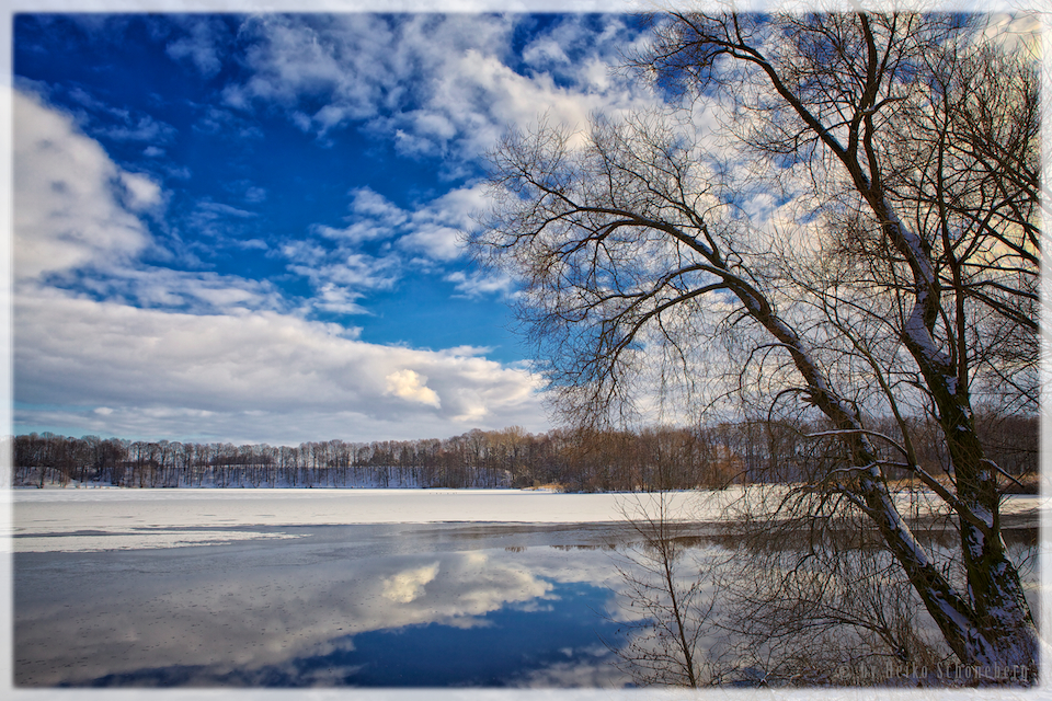 Stausee Glauchau im Winter 2013