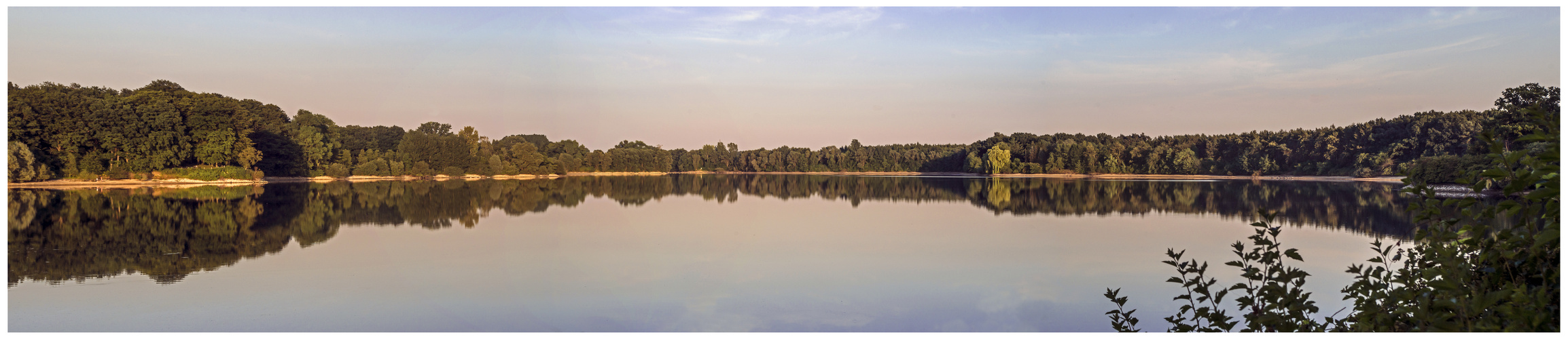 Stausee Hullern am Abend