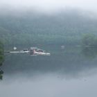 Stausee im Nebel