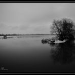 Stausee im Winter