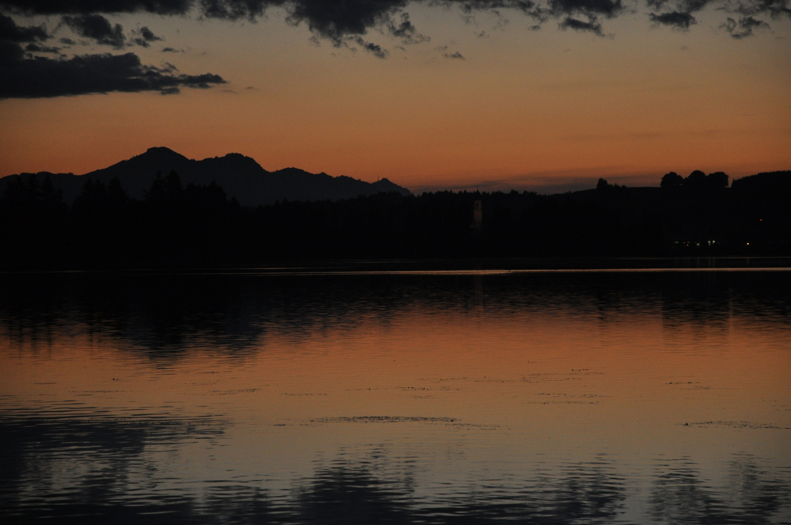 Stausee in Lechbruck